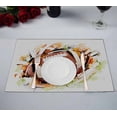 thumbnail image 1 of PKQWTM Sketchy Football Kitchen Dining Table Mats Placemats Size 12x18 Inches, Set of 2 Pieces, 1 of 2