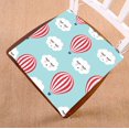 thumbnail image 1 of PKQWTM Smiling sleeping clouds hot air balloons baby shower Chair Pads Chair Mat Seat Cushion Chair Cushion Floor Cushion Size 18x18 inches, 1 of 1