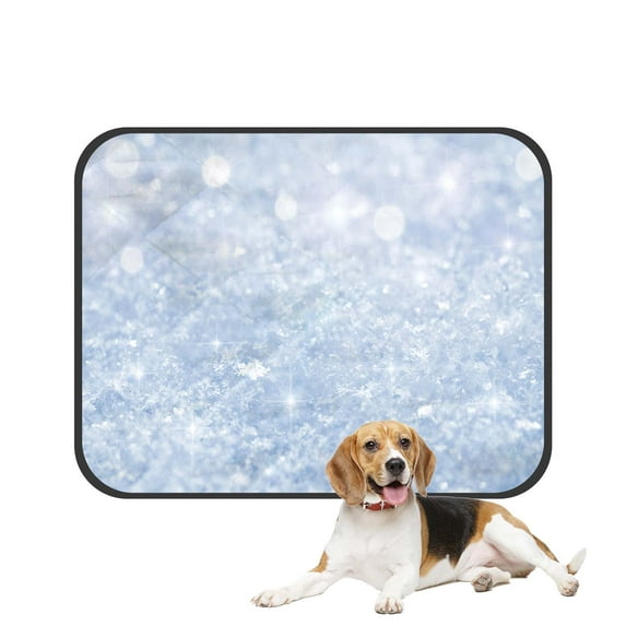 PKQWTM Snow Pet Dog Cat Bed Pee Pads Mat Cushion Potty Dogsblankets Crate Bed Kennel 14x18 inch
