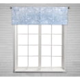 thumbnail image 1 of PKQWTM Snow Window Curtain Valance Rod Pocket 54x18 inch, 1 of 1
