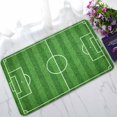 thumbnail image 1 of PKQWTM Soccer Field Football Field Home Decor Floor Mat Area Rug Doormat Size 18x30 Inches, 1 of 1