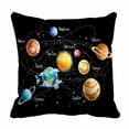 thumbnail image 1 of PKQWTM Solar System Bed Decor Pillow Cases Zippered Cushion Cover Size 16x16 Inches, 1 of 1