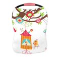 thumbnail image 1 of PKQWTM Spring Floral Birds Nursing Cover Baby Breastfeeding Infant Feeding Cover Baby Car Seat Cover, 1 of 2