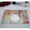 thumbnail image 1 of PKQWTM Spring cherry blossom wedding falling petals Kitchen Dining Table Mats Placemats Size 12x18 Inches, Set of 2 Pieces, 1 of 2