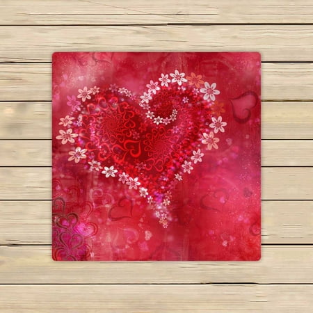 PKQWTM St Valentine'S Day Microfiber Bath Towels Bathroom Body Shower Towel Size 13x13 Inches