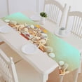 thumbnail image 1 of PKQWTM Starfishes Seashells Sandy Beach Cotton and Linen Table Runner Kitchen Dining Room Supplies Size 14x72 Inch, 1 of 1