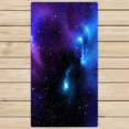 thumbnail image 1 of PKQWTM Starry Deep Outer Space Microfiber Bath Towels Bathroom Body Shower Towel Size 30x56 Inches, 1 of 1
