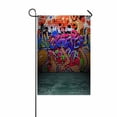 thumbnail image 1 of PKQWTM Street art graffiti wall urban grunge Yard Decor Home Garden Flag Size 12x18 Inches, 1 of 1