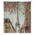 thumbnail image 1 of PKQWTM Street paris concept Door Curtain Window Cover Home Decor Hanging Curtain Size 105x120 CM, 1 of 1