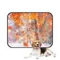 thumbnail image 1 of PKQWTM Sunlight Breaks Autumn Leaves Trees Winter Pet Dog Cat Bed Pee Pads Mat Cushion Potty Dogsblankets Crate Bed Kennel 14x18 inch, 1 of 3