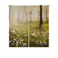 thumbnail image 1 of PKQWTM Sunny Spring Door Curtain Window Cover Home Decor Hanging Curtain Size 85x90 CM, 1 of 1