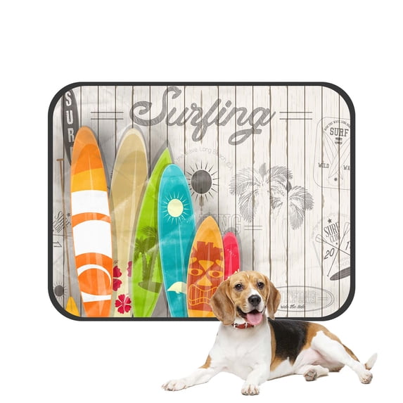 PKQWTM Surfboards Pet Dog Cat Bed Pee Pads Mat Cushion Potty Dogsblankets Crate Bed Kennel 14x18 inch