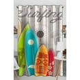 thumbnail image 1 of PKQWTM Surfboards Practical heat insulation Shading Window Curtain Size 52(W) x 84(H) inches(One Piece), 1 of 1