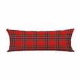thumbnail image 1 of PKQWTM Tartan Plaid Raster Pattern Long Body Pillow Case Cover Pillow Cushion Size 20x60 Inches, 1 of 1
