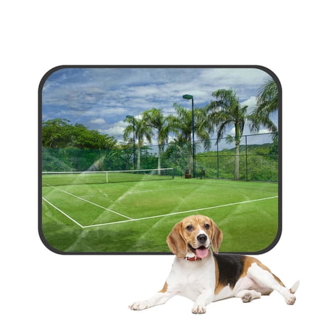 PKQWTM Tennis Grass Court Pet Dog Cat Bed Pee Pads Mat Cushion Potty Dogsblankets Crate Bed Kennel 25x30 inch