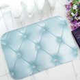 thumbnail image 1 of PKQWTM Texture Turquoise Aqua Blue Sofa Home Decor Floor Mat Area Rug Doormat Size 15.7x23.6 Inches, 1 of 1