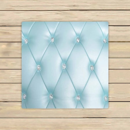 PKQWTM Texture Turquoise Aqua Blue Sofa Microfiber Bath Towels Bathroom Body Shower Towel Size 13x13 Inches