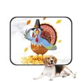 thumbnail image 1 of PKQWTM Thanksgiving Turkey with Pilgrim Hat Maple Leaves Pet Dog Cat Bed Pee Pads Mat Cushion Potty Dogsblankets Crate Bed Kennel 25x30 inch, 1 of 3