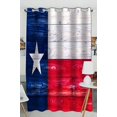 thumbnail image 1 of PKQWTM The Flag Of The State Weathered Practical heat insulation Shading Window Curtain Size 52(W)x84(H) inches(One Piece), 1 of 1