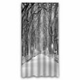 thumbnail image 1 of PKQWTM The Mall Central Park Nyc Snow Storm Morning WaterProof Polyester Fabric Shower Curtain Size 36x72 Inches, 1 of 1