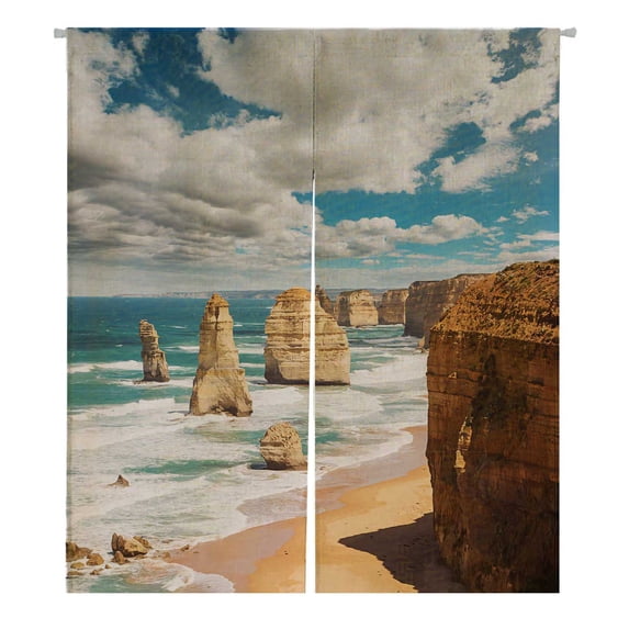 PKQWTM The Twelve Apostles Door Curtain Window Cover Home Decor Hanging Curtain Size 105x120 CM