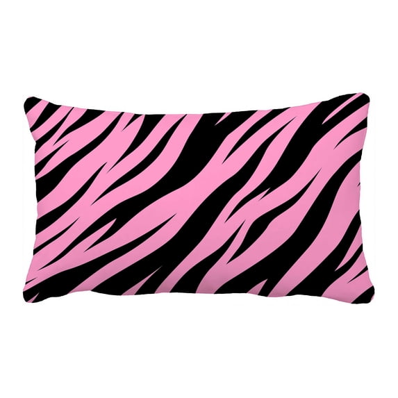 PKQWTM Tiger Bed Decor Pillow Cases Zippered Cushion Cover Size 20x30 Inches