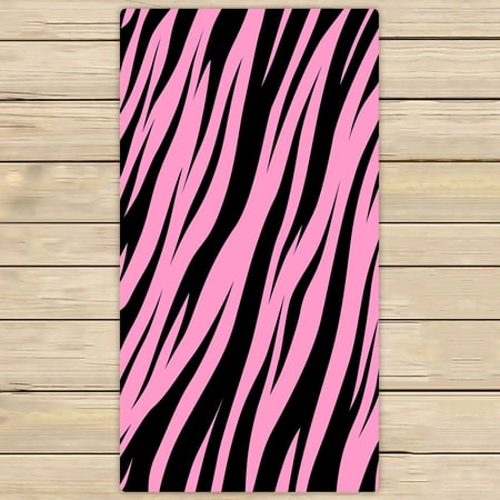 PKQWTM Tiger Microfiber Bath Towels Bathroom Body Shower Towel Size 30x56 Inches