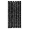 thumbnail image 1 of PKQWTM Topographic Map Topo Contour Map WaterProof Polyester Fabric Shower Curtain Size 36x72 Inches, 1 of 1
