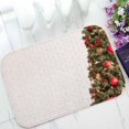 thumbnail image 1 of PKQWTM Traditional Christmas Tree White Brick Wall Home Decor Floor Mat Area Rug Doormat Size 15.7x23.6 Inches, 1 of 1