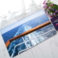 thumbnail image 1 of PKQWTM Trail Water Surface Behind Cruise Ship Home Decor Floor Mat Area Rug Doormat Size 18x30 Inches, 1 of 1