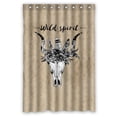 thumbnail image 1 of PKQWTM Tribal Design Tattoo Ornament WaterProof Polyester Fabric Shower Curtain Size 48x72 Inches, 1 of 1