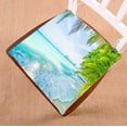 thumbnail image 1 of PKQWTM Tropical Maldives Island Beach Sea Sky Chair Pads Chair Mat Seat Cushion Chair Cushion Floor Cushion Size 18x18 inches, 1 of 1
