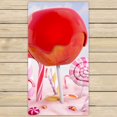 thumbnail image 1 of PKQWTM Two Girls In Candy Land Microfiber Bath Towels Bathroom Body Shower Towel Size 30x56 Inches, 1 of 1