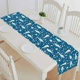 thumbnail image 1 of PKQWTM Underwater Cute Sharks Cotton and Linen Table Runner Kitchen Dining Room Supplies Size 14x72 Inch, 1 of 1
