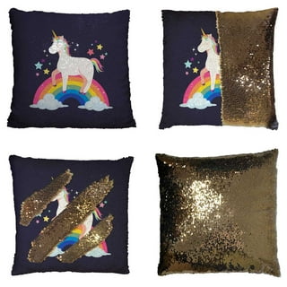 Unicorn sequin pillow canada top
