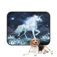 thumbnail image 1 of PKQWTM Unicorn Running Through Crystal Field Pet Dog Cat Bed Pee Pads Mat Cushion Potty Dogsblankets Crate Bed Kennel 28x36 inch, 1 of 3