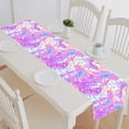 thumbnail image 1 of PKQWTM Unicorn butterfly rainbow star and love heart Cotton and Linen Table Runner Kitchen Dining Room Supplies Size 16x72 Inch, 1 of 1