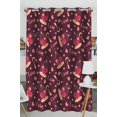 thumbnail image 1 of PKQWTM Valentine Heart On Calls And Key Practical heat insulation Shading Window Curtain Size 52(W)x84(H) inches(One Piece), 1 of 1
