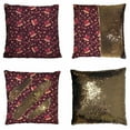 thumbnail image 1 of PKQWTM Valentine Heart On Calls And Key Reversible Mermaid Cushion Cover Home Decor Sequin Pillow Case Size 20x20 inches, 1 of 2