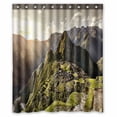 thumbnail image 1 of PKQWTM View Ancient Inca City Machu Picchu Century Inca Site Lost City Incas WaterProof Polyester Fabric Shower Curtain Size 60x72 Inches, 1 of 1