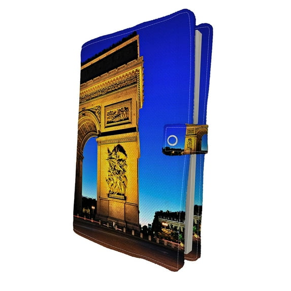 PKQWTM View Arc De Triomphe At Sunset Paris Book Cover Book Protector Book Sleeve Book Pouch Book Bag 6x9 inch