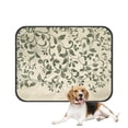 thumbnail image 1 of PKQWTM Vintage Card Damask Elegant Floral Elements Pet Dog Cat Bed Pee Pads Mat Cushion Potty Dogsblankets Crate Bed Kennel 28x36 inch, 1 of 3