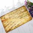 thumbnail image 1 of PKQWTM Vintage Musical Pages Home Decor Floor Mat Area Rug Doormat Size 18x30 Inches, 1 of 1