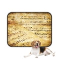 thumbnail image 1 of PKQWTM Vintage Musical Pages Pet Dog Cat Bed Pee Pads Mat Cushion Potty Dogsblankets Crate Bed Kennel 20x24 inch, 1 of 3