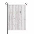 thumbnail image 1 of PKQWTM Vintage White Wooden Wall Background Yard Decor Home Garden Flag Size 12x18 Inches, 1 of 1