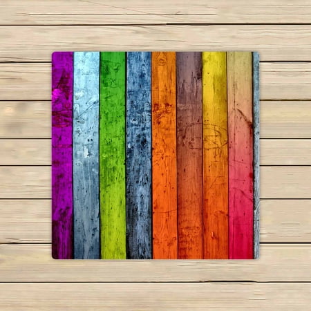 PKQWTM Vintage Wood Planks Microfiber Bath Towels Bathroom Body Shower Towel Size 13x13 Inches