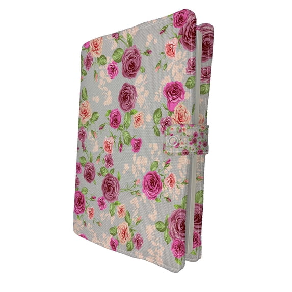 PKQWTM Vintage floral Book Cover Book Protector Book Sleeve Book Pouch Book Bag 6x9 inch