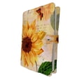 thumbnail image 1 of PKQWTM Vintage sunflowers butterflies toned scraps visible garden Book Cover Book Protector Book Sleeve Book Pouch Book Bag 6x9 inch, 1 of 4
