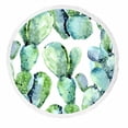 thumbnail image 1 of PKQWTM Watercolor Cactus Floral Round Beach Towel Beach Mats Shawl Blanket Yoga Mat with Tassels Beach Throw Towel, 1 of 1