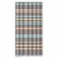 thumbnail image 1 of PKQWTM Watercolor beige gray blue striped WaterProof Polyester Fabric Shower Curtain Size 36x72 Inches, 1 of 1